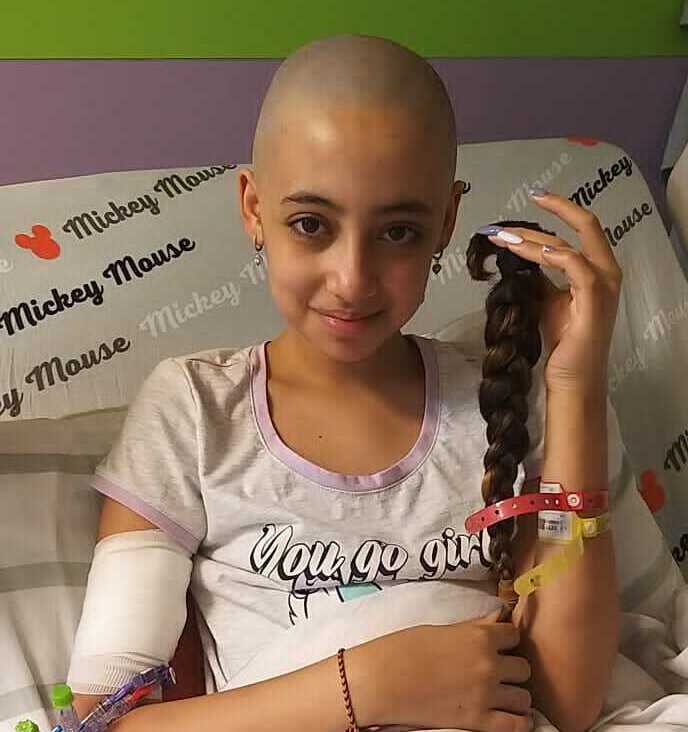 אופירה לאחר תרומת השיער